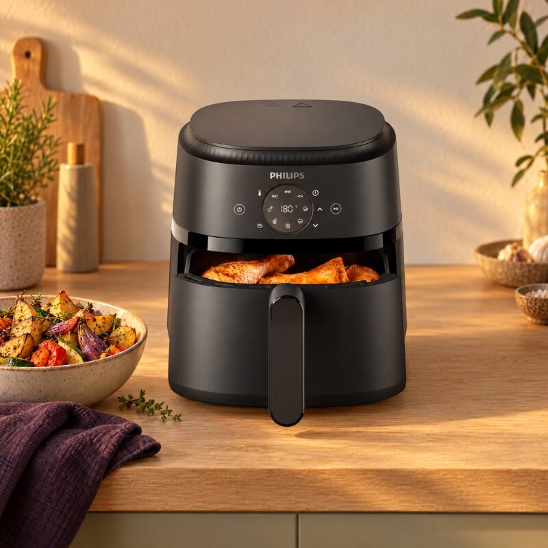 Philips Airfryer in einer Abendszene