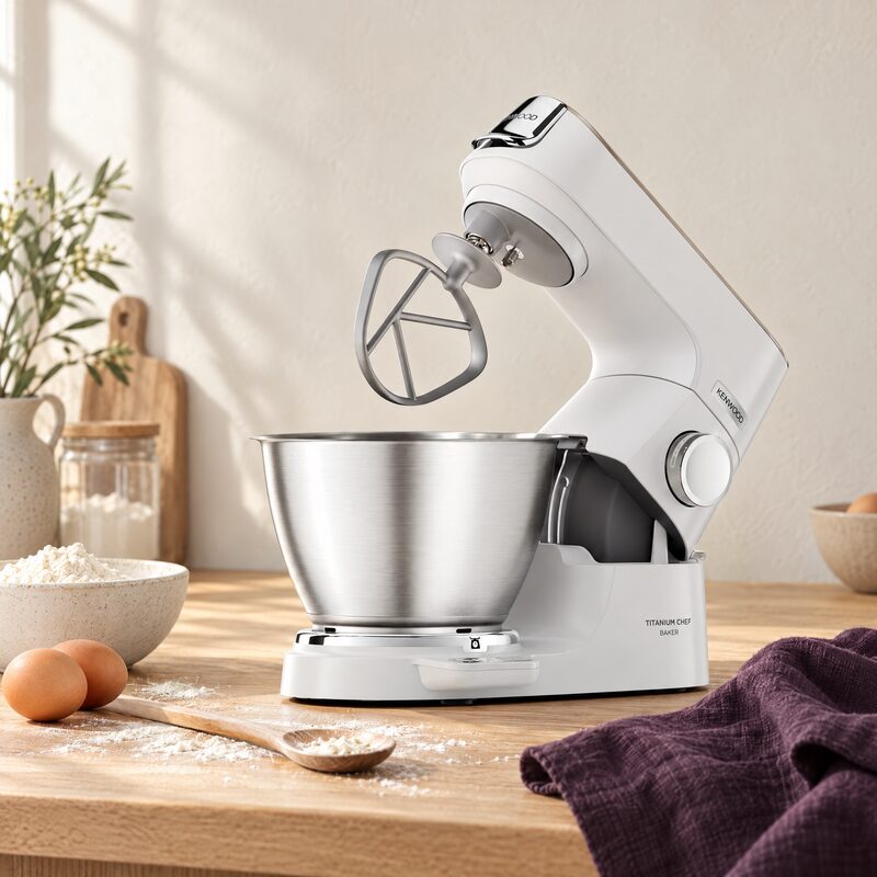 Kenwood Küchenmaschine in einer Sonntagsszene