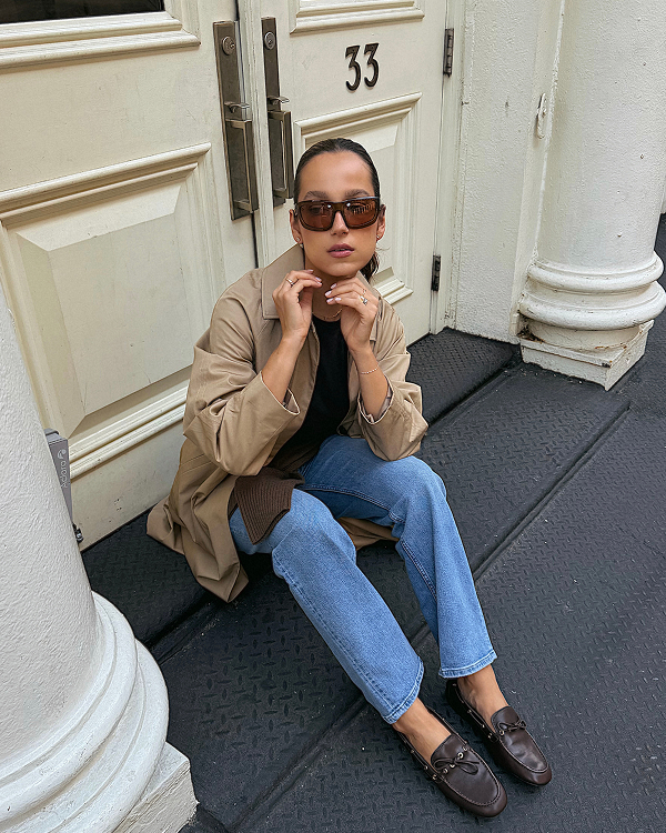 Image | @rutaenroute | Oversized Mac Coat in Cornstalk