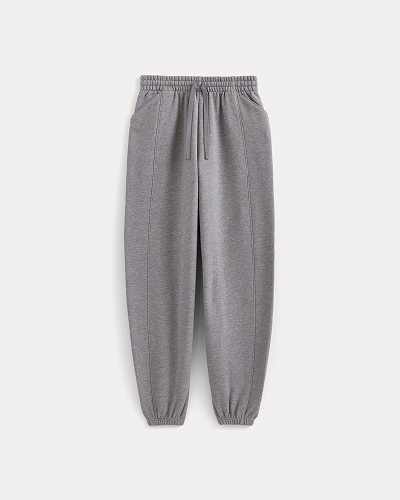 Image | Luxe Fleece Baggy Jogger in Vintage Heather Grey