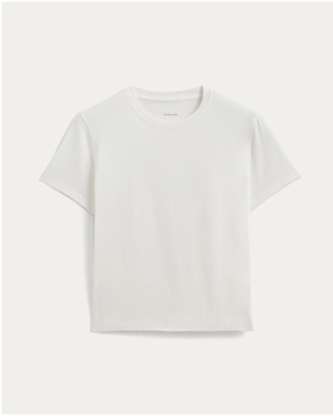 Image | The Box-Cut Tee in Essential Cotton | White