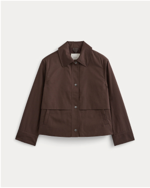 Image | Organic Cotton Twill Field Jacket in Coffee Bean