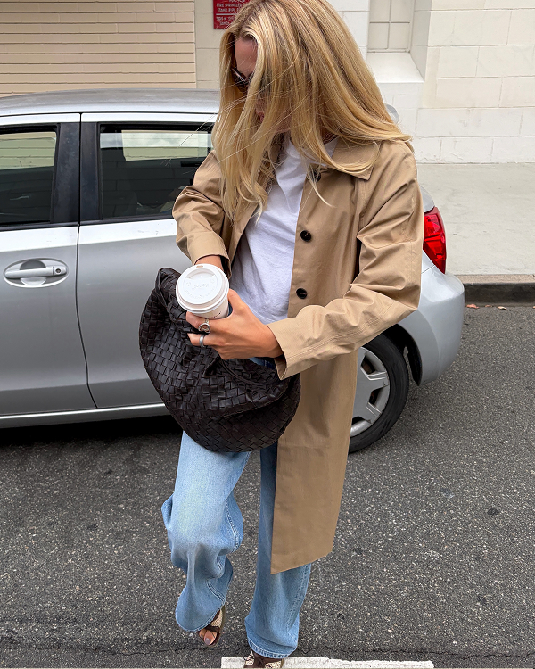 Image | @meganadelaide | Oversized Mac Coat in Cornstalk
