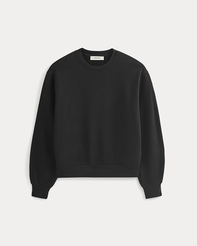 Image | Lightweight Terry Blouson Crew in Black 