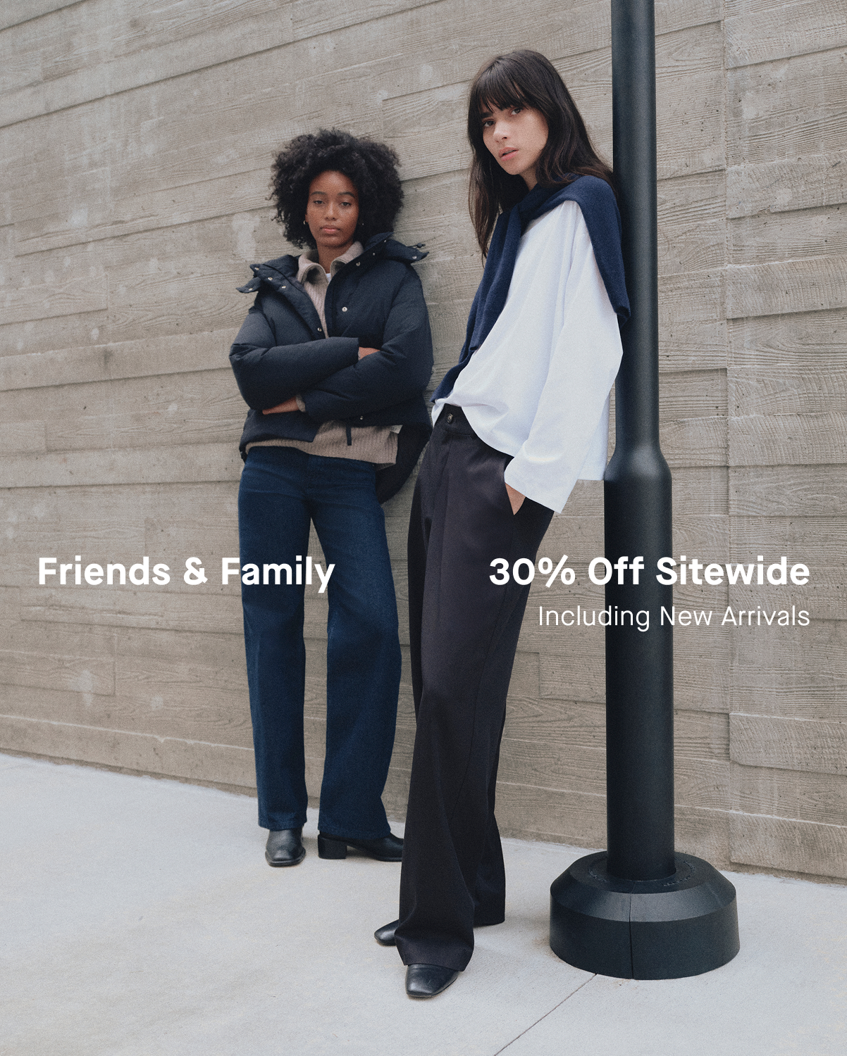 Image | Promo | Friends & Family | 30% Off Sitewide & Storewide | Including New Arrivals
