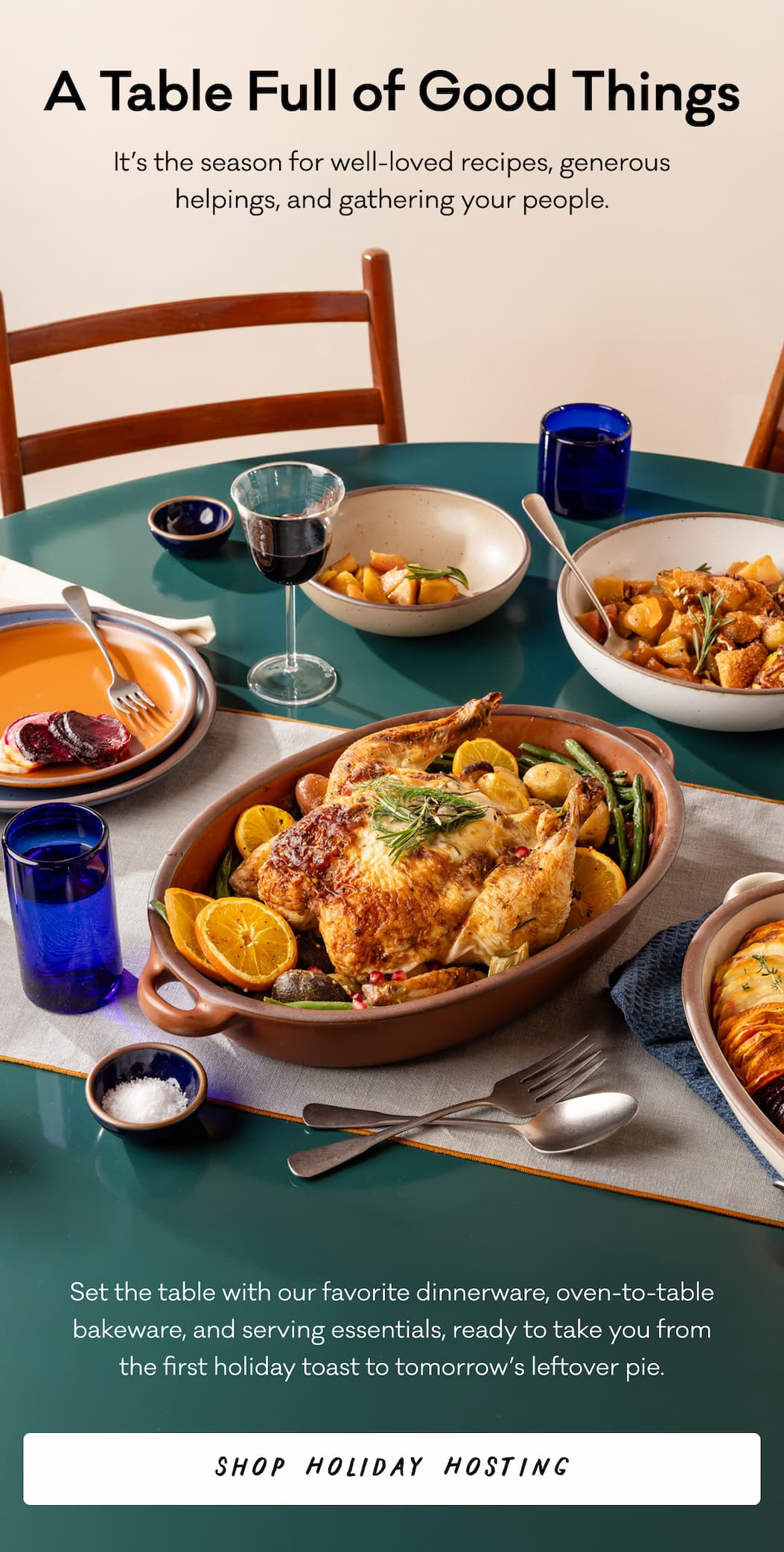 Holiday Hosting: A Table Full of Good Things