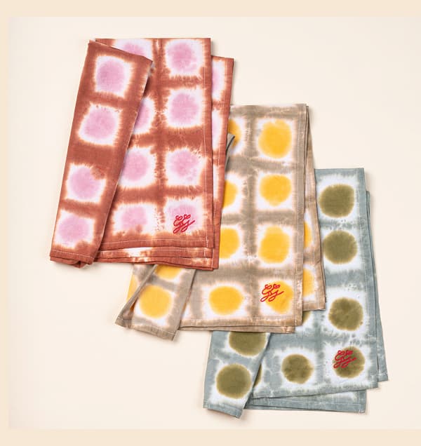 Dip Dyed Towels