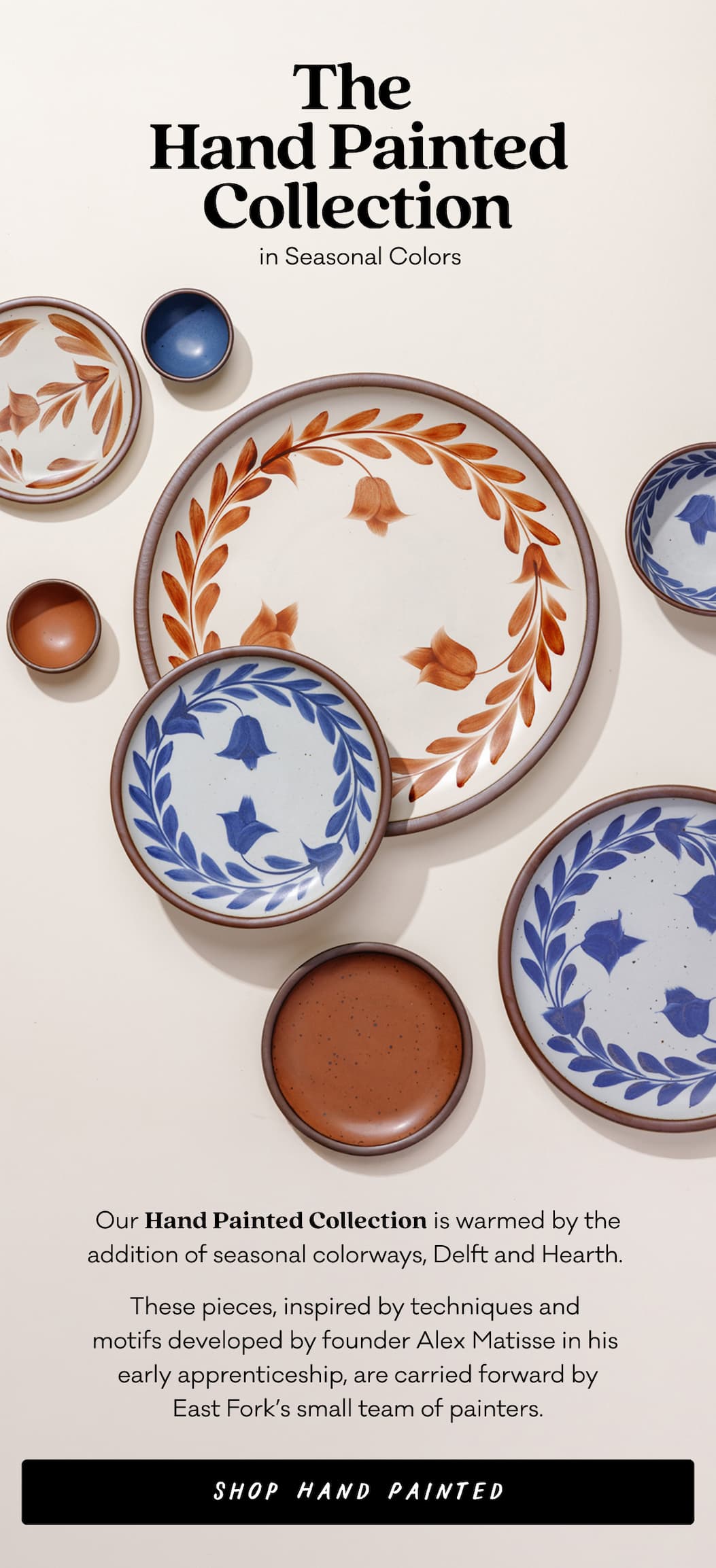The Hand Painted Collection in Seasonal Colors