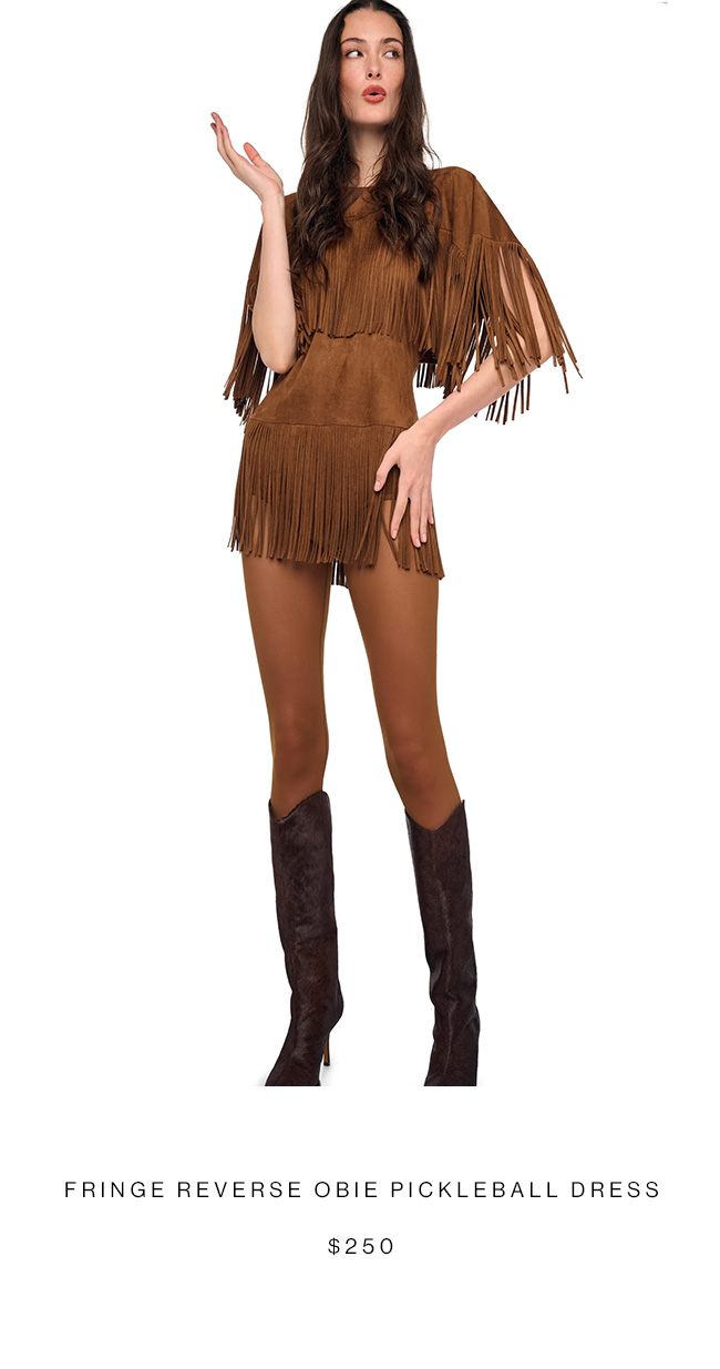 FRINGE REVERSE OBIE PICKLEBALL DRESS