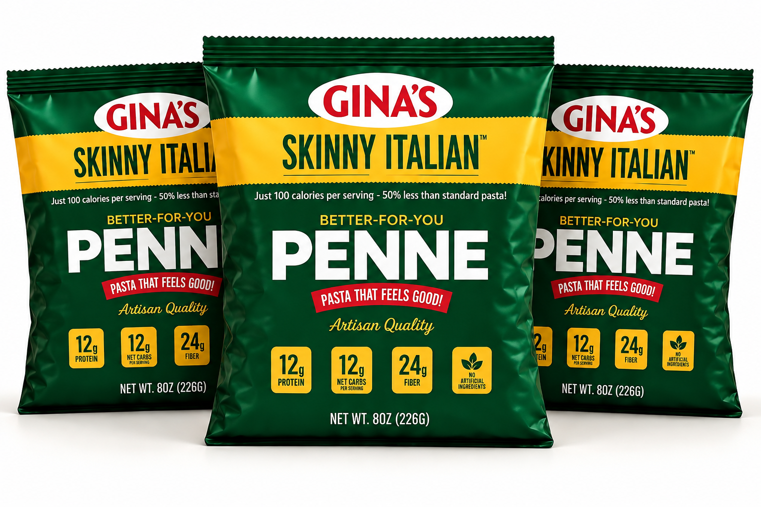 Gina’s Skinny Italian three-bag penne bundle