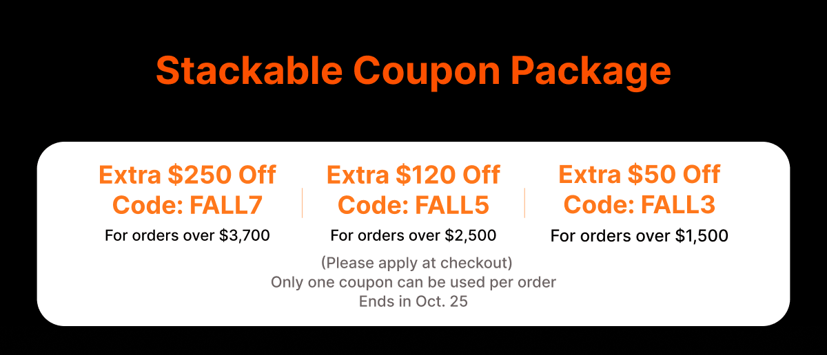 Up to $2060 Off |  Oct 15 – 25 Power Outage Ready Be Ready for Hurricane & Storm Season
