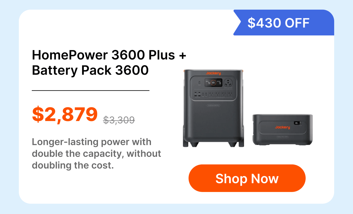 HomePower 3600 Plus +   Battery Pack 3600
