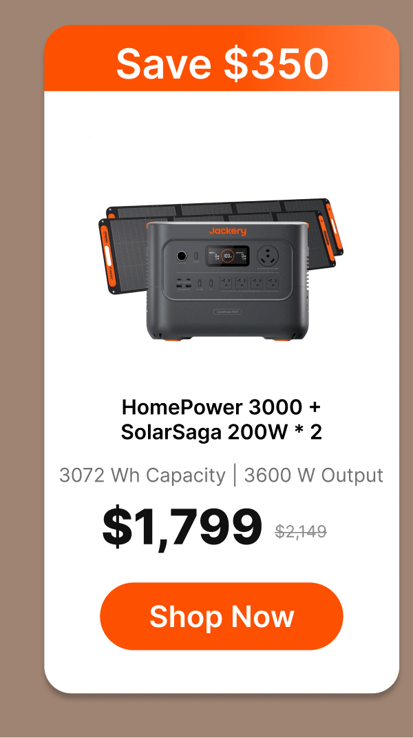 HomePower 3000 +SolarSaga 200W * 2 