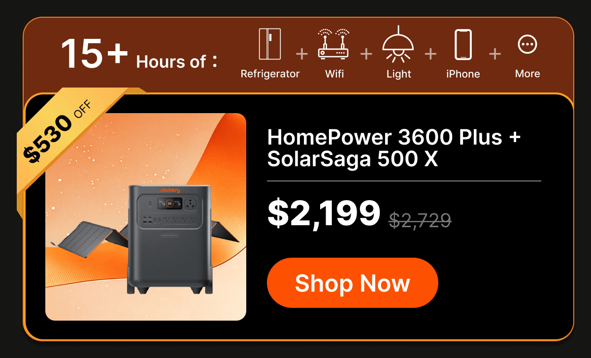 HomePower 3600 Plus + SolarSaga 500 X