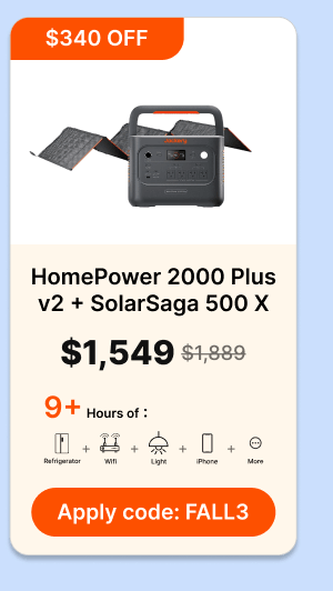 HomePower 2000 Plusv2 + SolarSaga 500 X