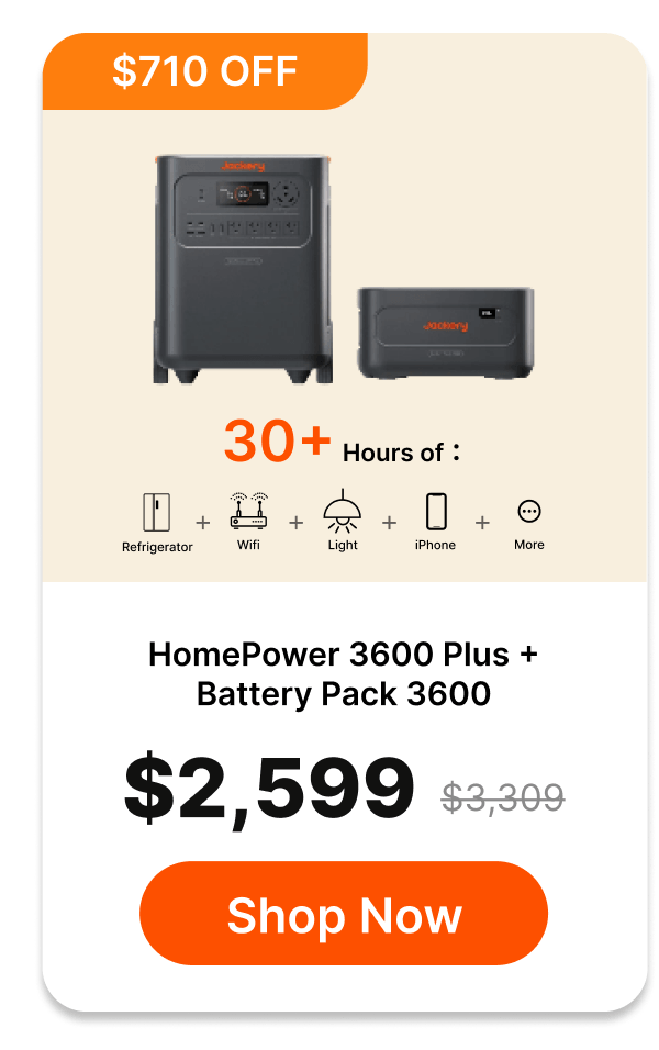 HomePower 3600 Plus +Battery Pack 3600