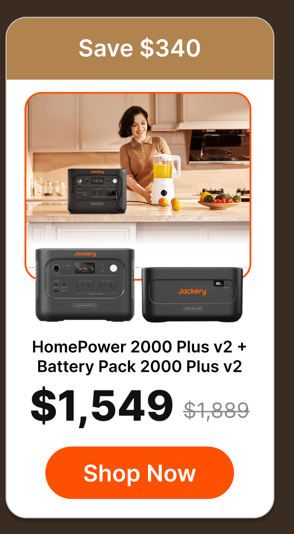 HomePower 2000 Plus v2 + Battery Pack 2000 Plus v2