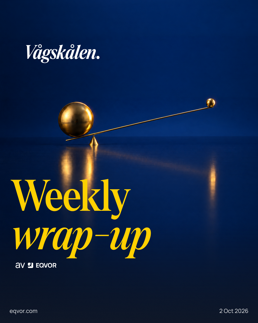 Weekly Wrap-Up: Vågskålen.