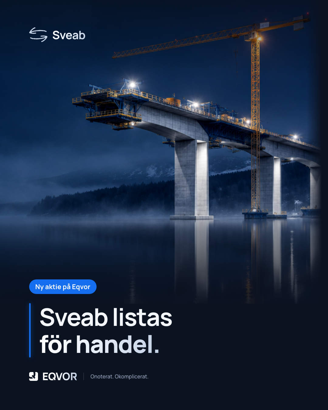 Ny aktie på Eqvor. Sveab.
