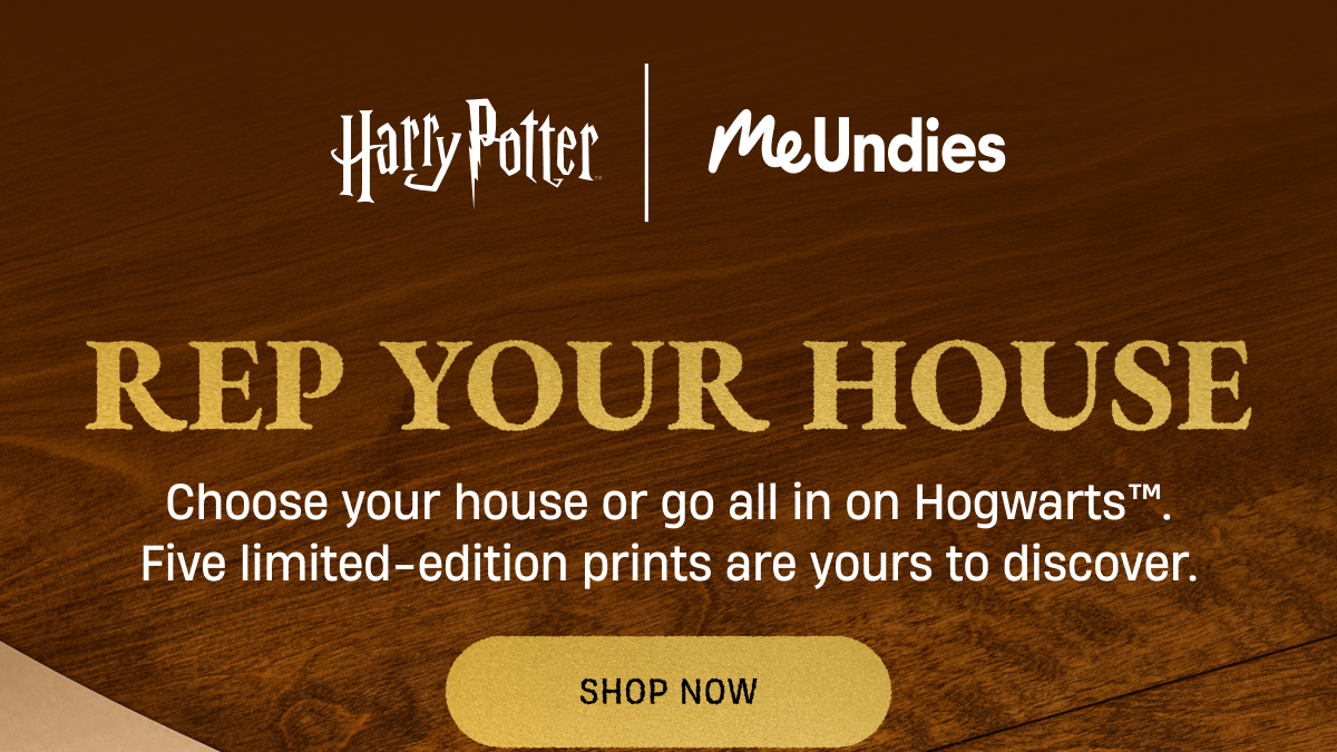 Harry Potter MeUndies | Rep your house | Shop Now