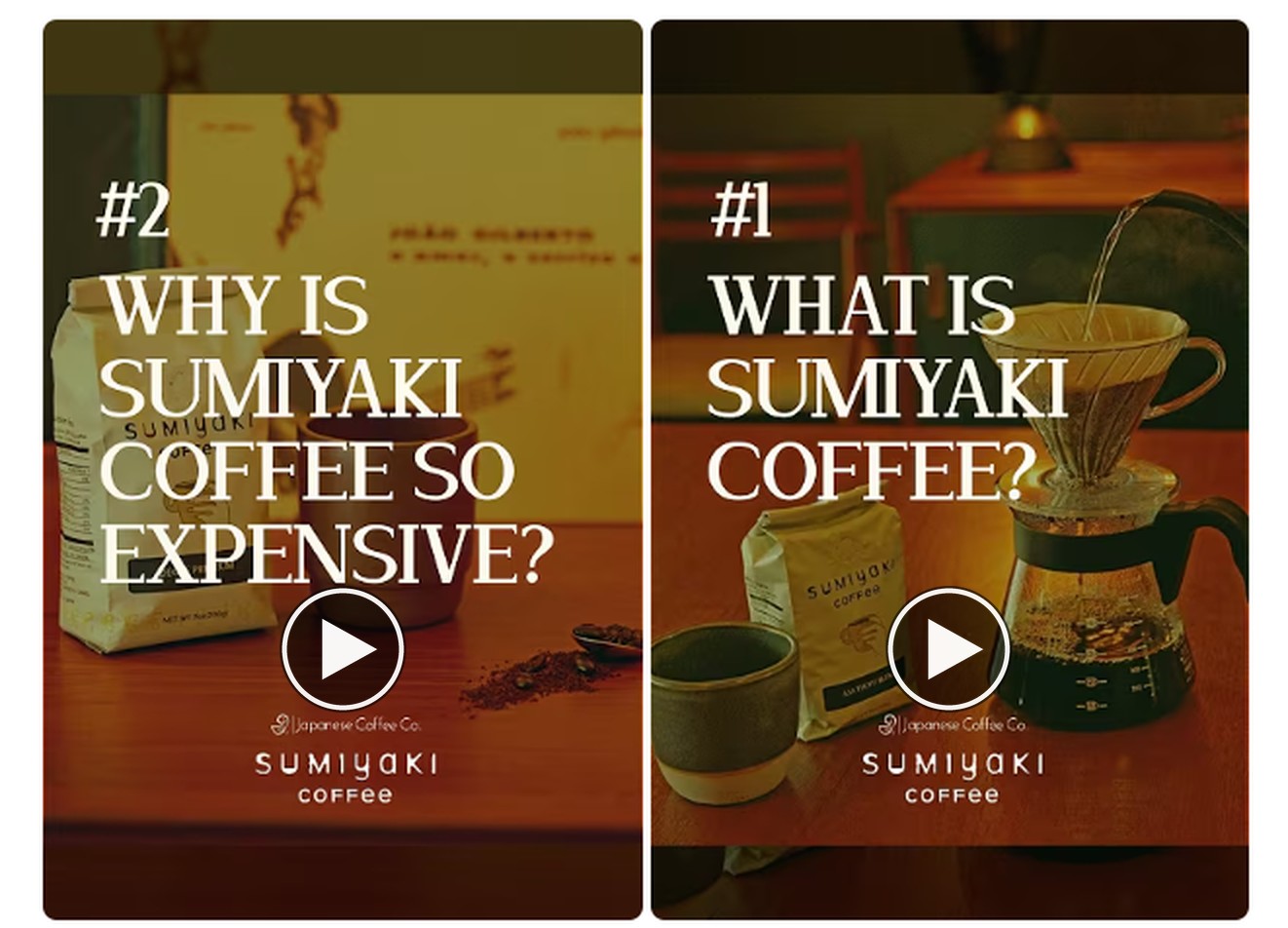 Two Sumiyaki Coffee Shorts: What is Sumiyaki Coffee? and Why is Sumiyaki Coffee so expensive?