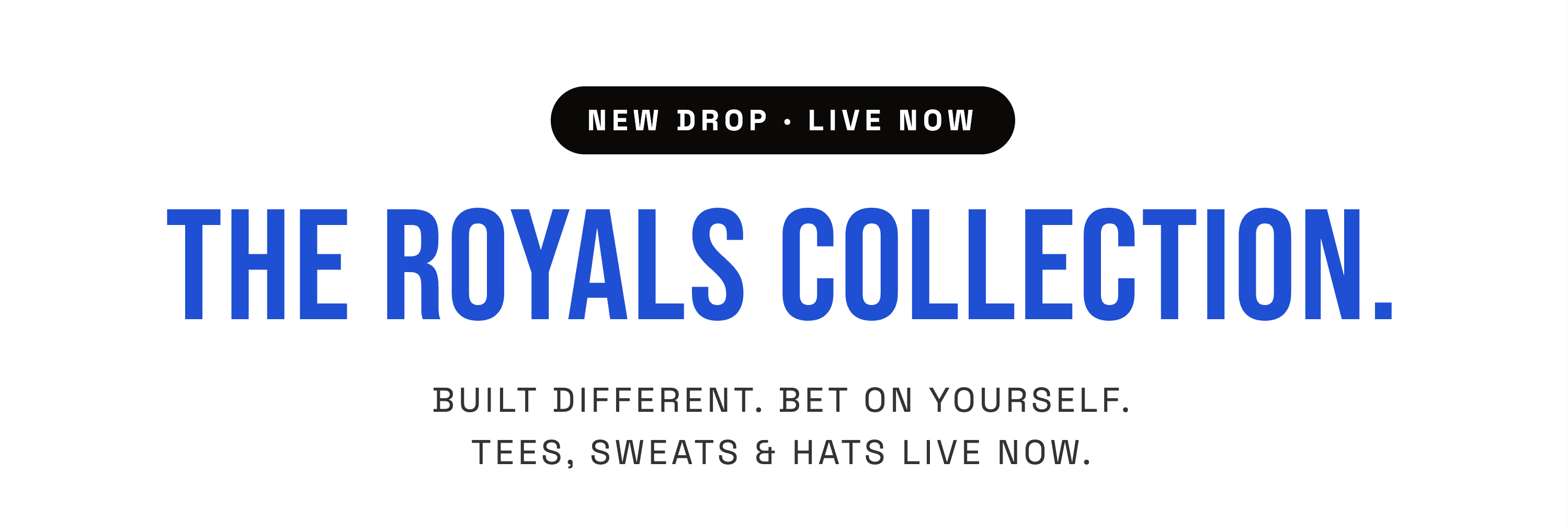 ROYALS COLLECTION LIVE NOW