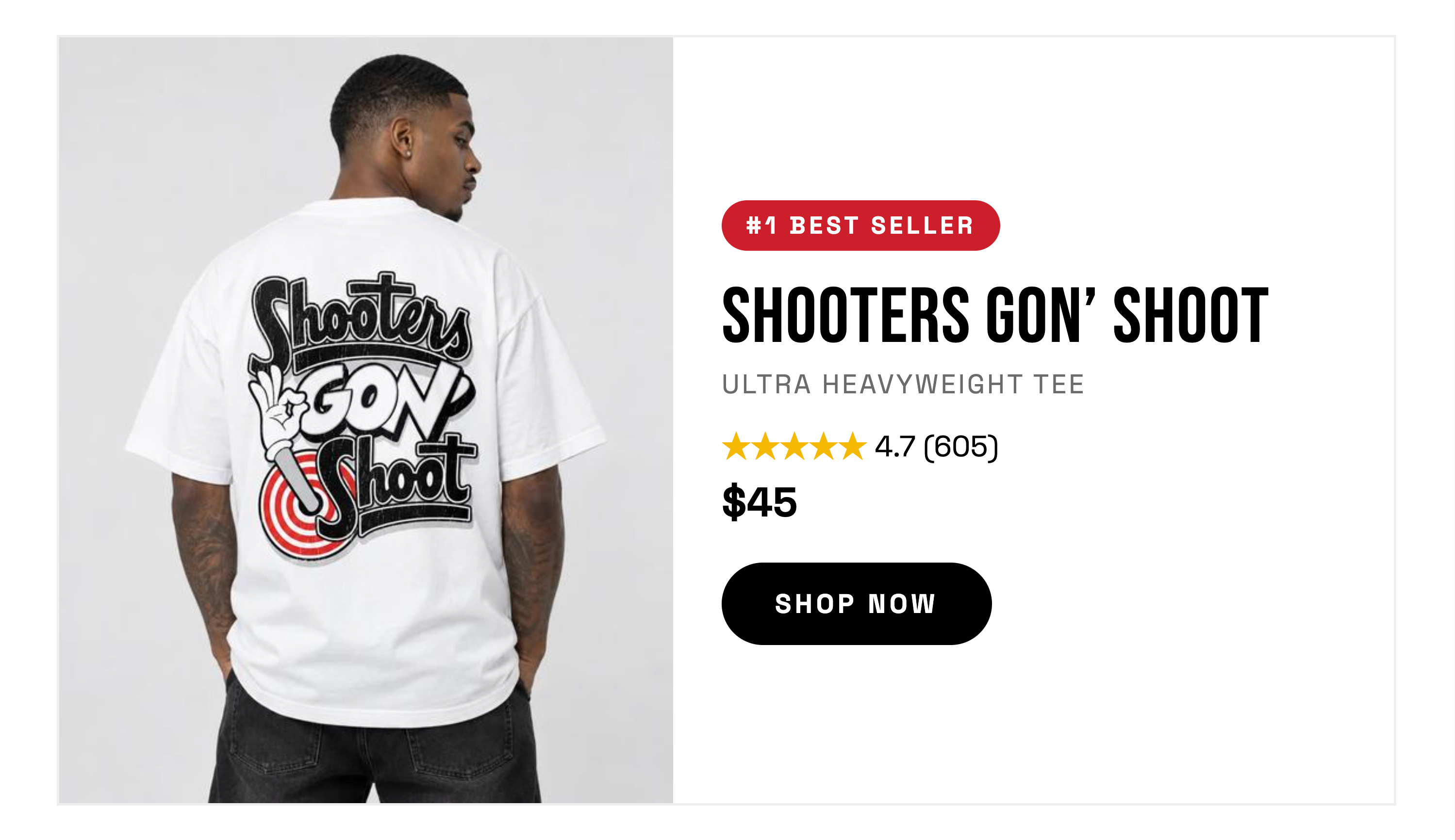 SHOOTERS GON’ SHOOT ULTRA HEAVYWEIGHT T-SHIRT