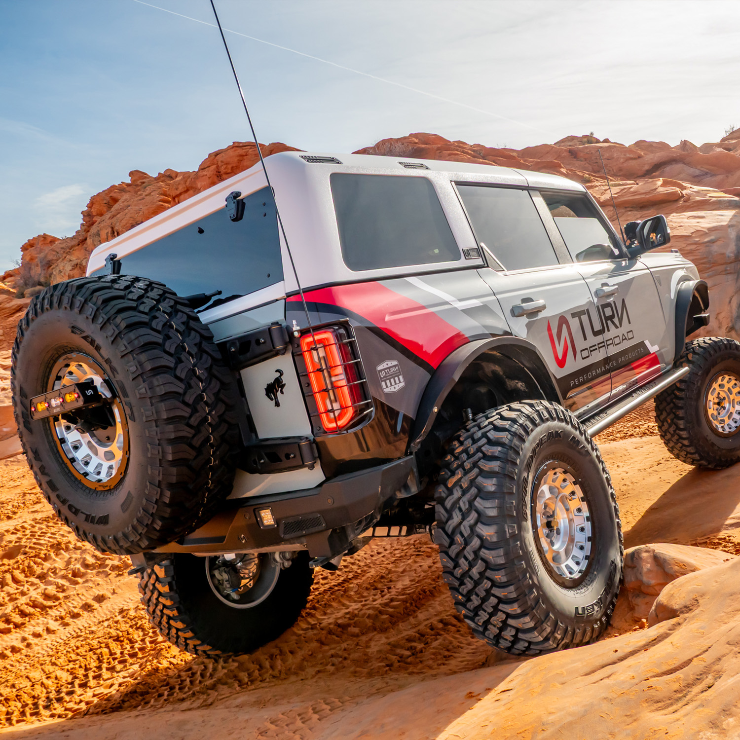 FORD BRONCO with a Turn Offroad hard top