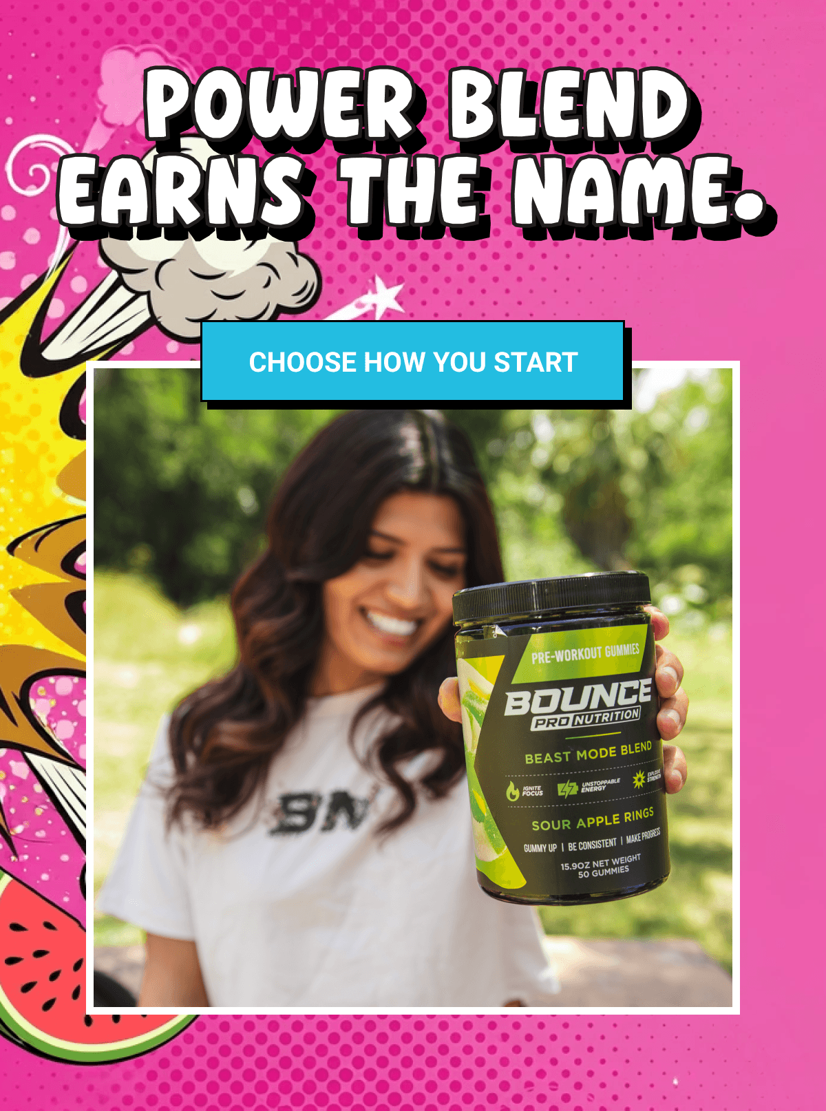 Power Blend Earns The Name. | Choose How You Start