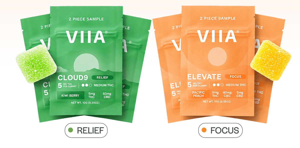 Includes Cloud 9 for relief, Elevate for Focus