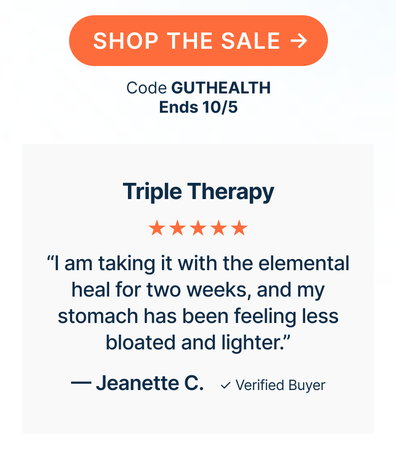 “I am taking it with the elemental heal for two weeks, and my stomach has been feeling less bloated and lighter.”
