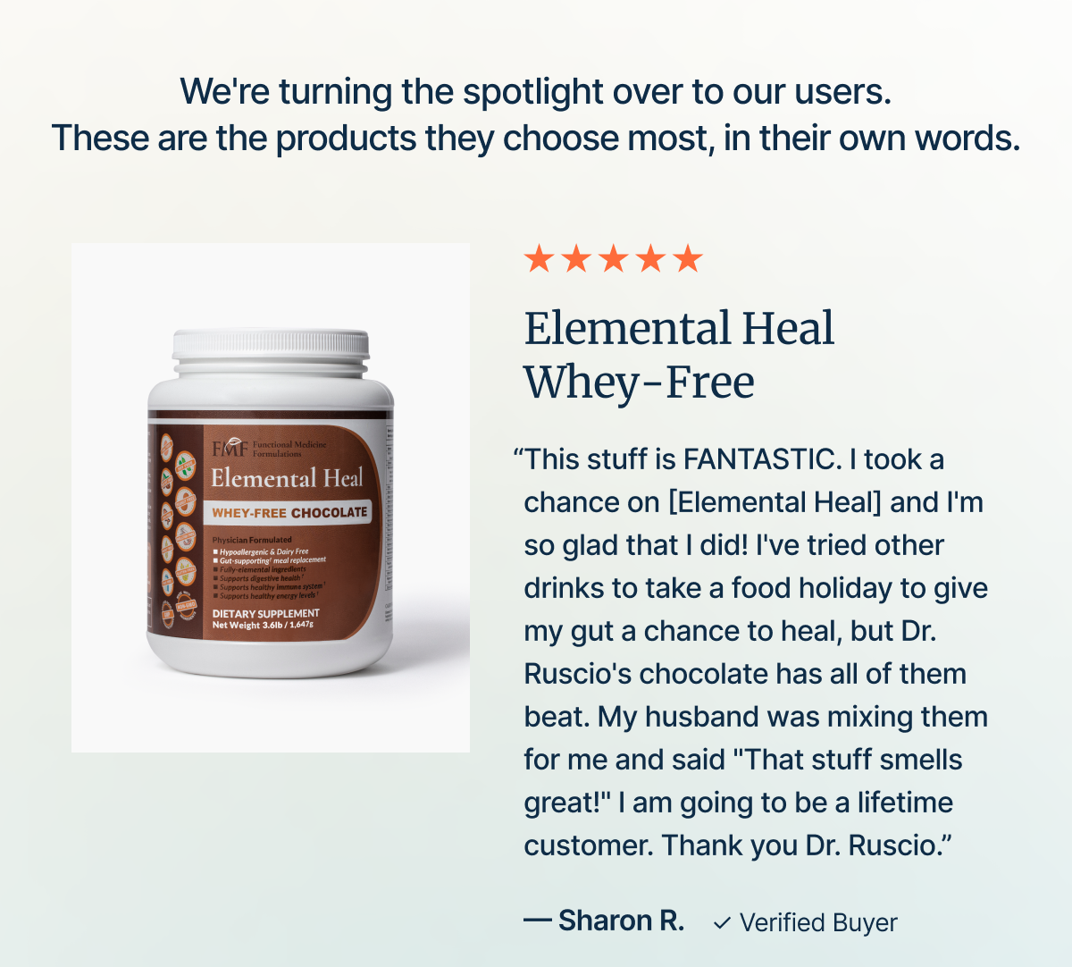 Elemental Heal Whey Free