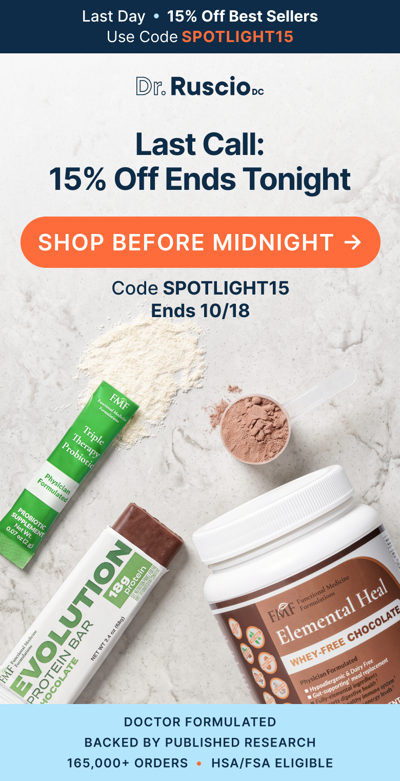 Last Call: 15% Off Ends Tonight