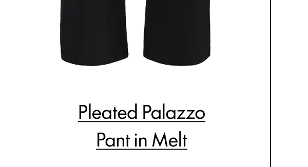 Pleated Palazzo Pant in Melt