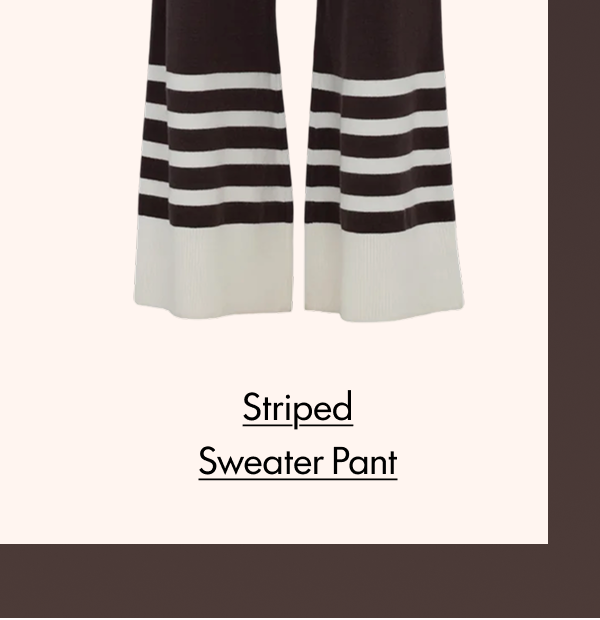 Striped Sweater Pant