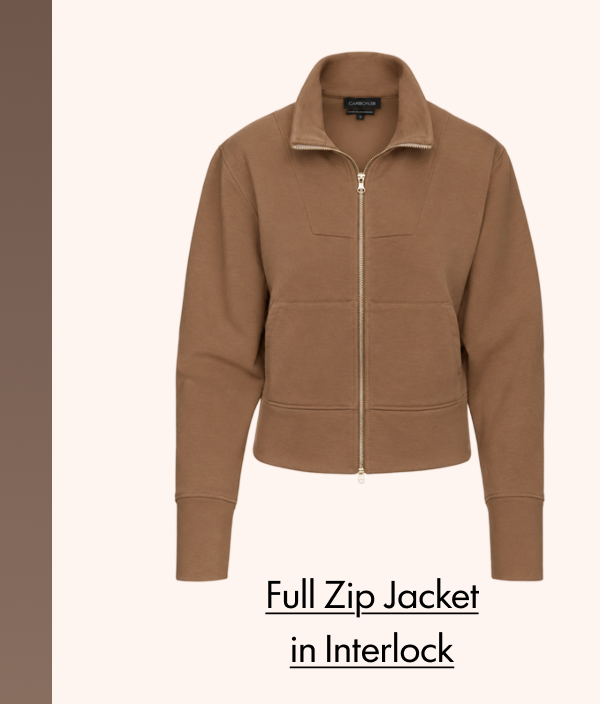 Full Zip Jacket in Interlock