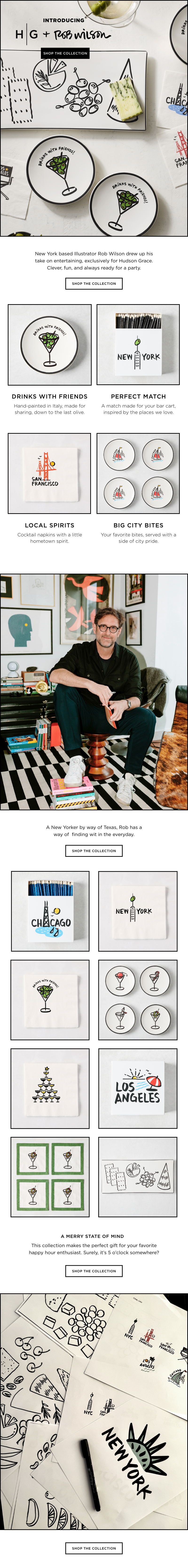 rob wilson + hudson grace collection