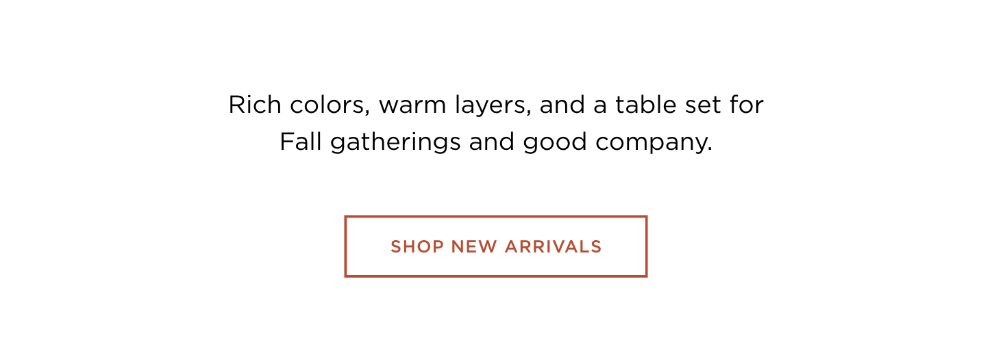 Fall New Arrivals