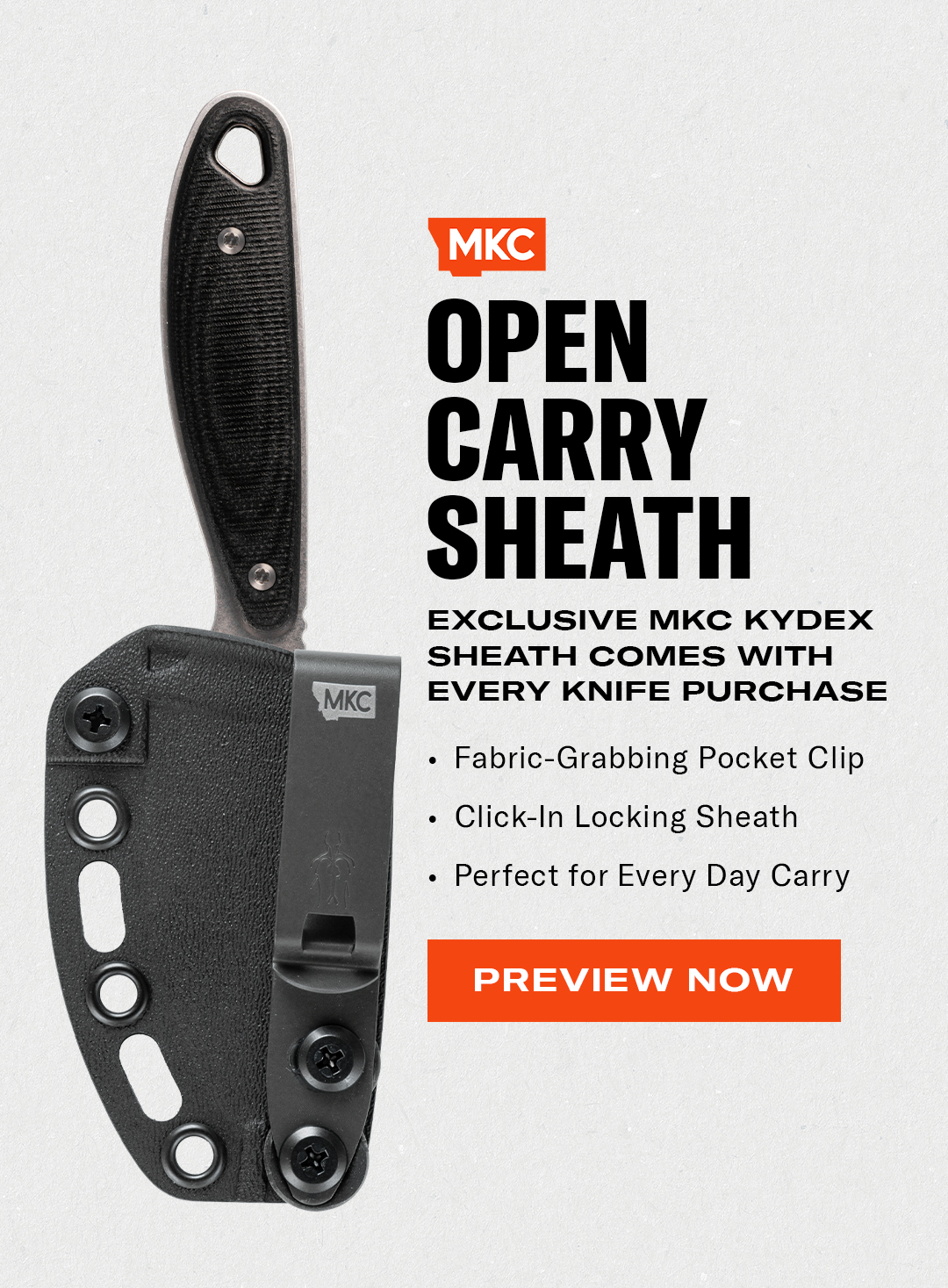 Open Carry Sheath - Preview Now