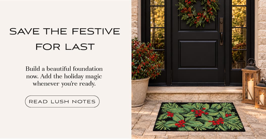 Lush Decor Poinsettia Home Door Mat