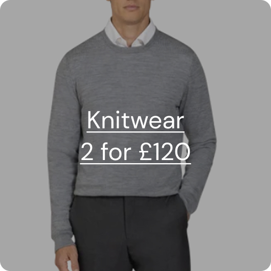 man wearing grey merino jumper