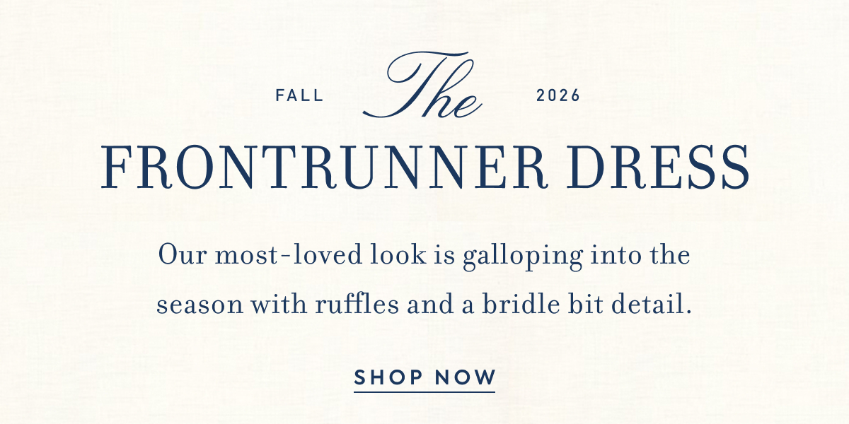 FALL 2026 THE FRONTRUNNER DRESS