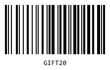 USE CODE: GIFT20