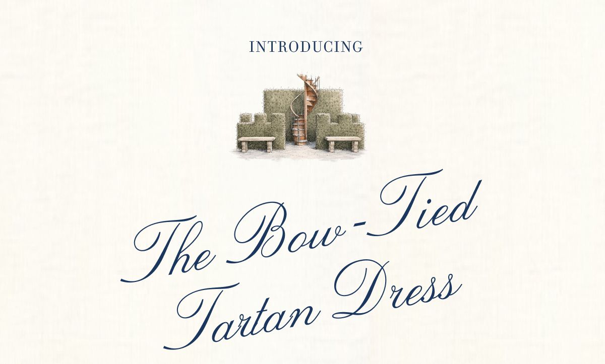 INTRODUCING The Bow-Tied Tartan Dress