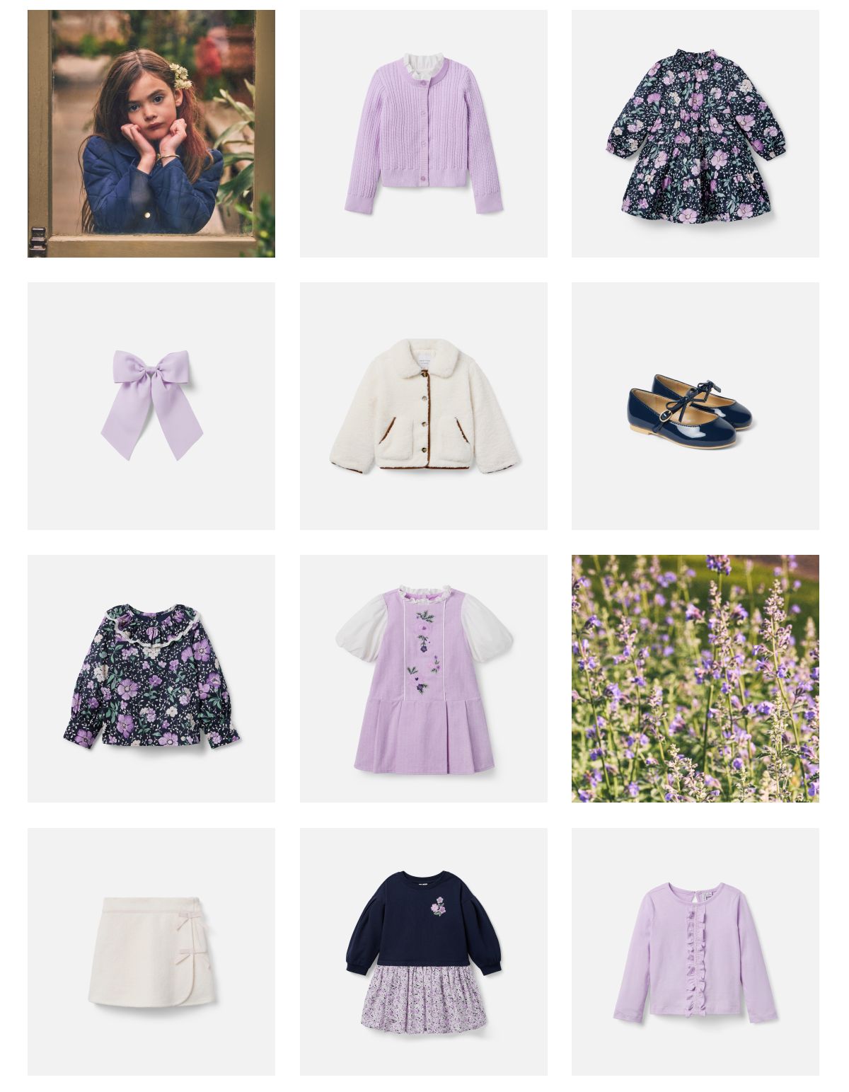 Our Lavender Loves collection, just added to sale. Discover a field of favorites.