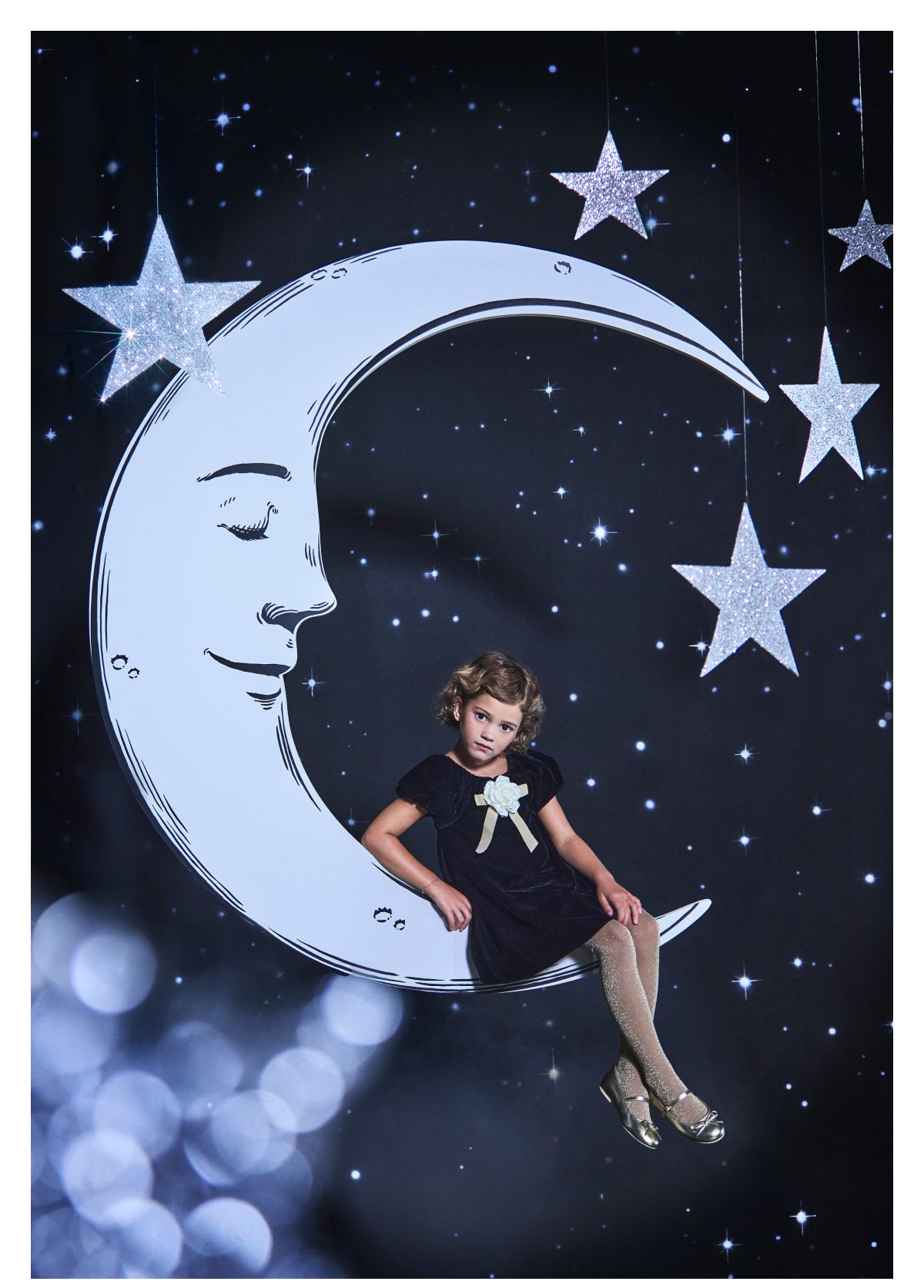 Dressed IN MOONLIGHT Some stories are even better in black, white and a touch of velvet.
