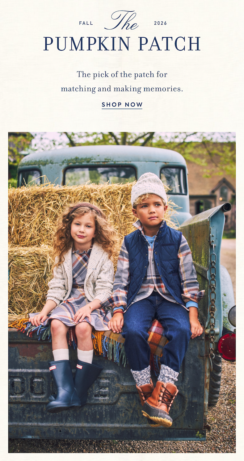 SHOP THE PUMPKIN PATCH FOR MATCHING AND MAKING MEMORIES