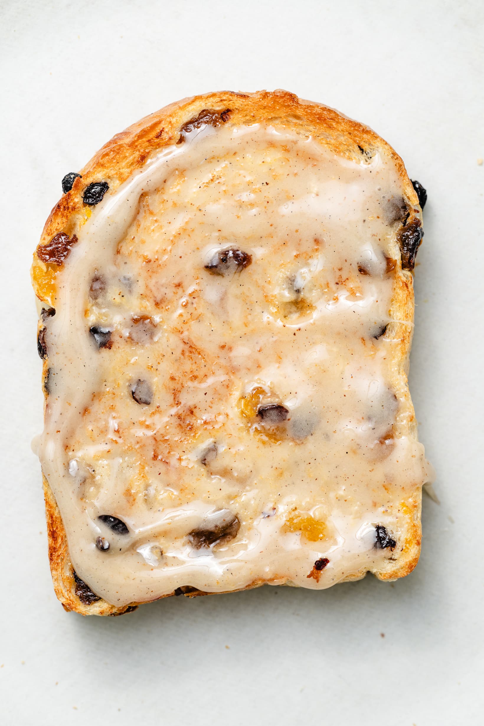 Fall means our cozy Chai Honey on raisin toast.