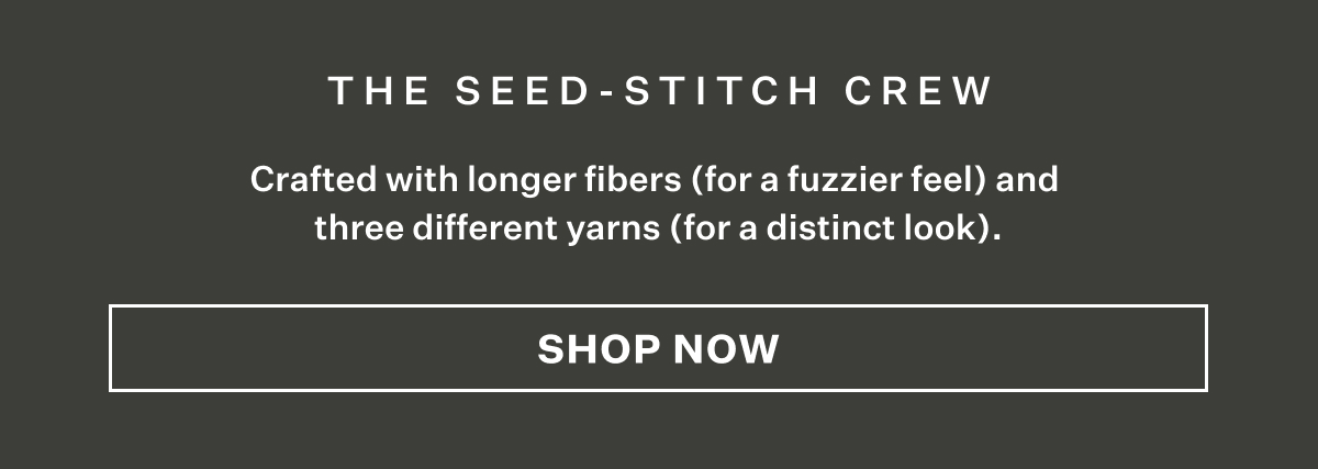 Lambswool Seed-Stitch Crew Neck Sweater