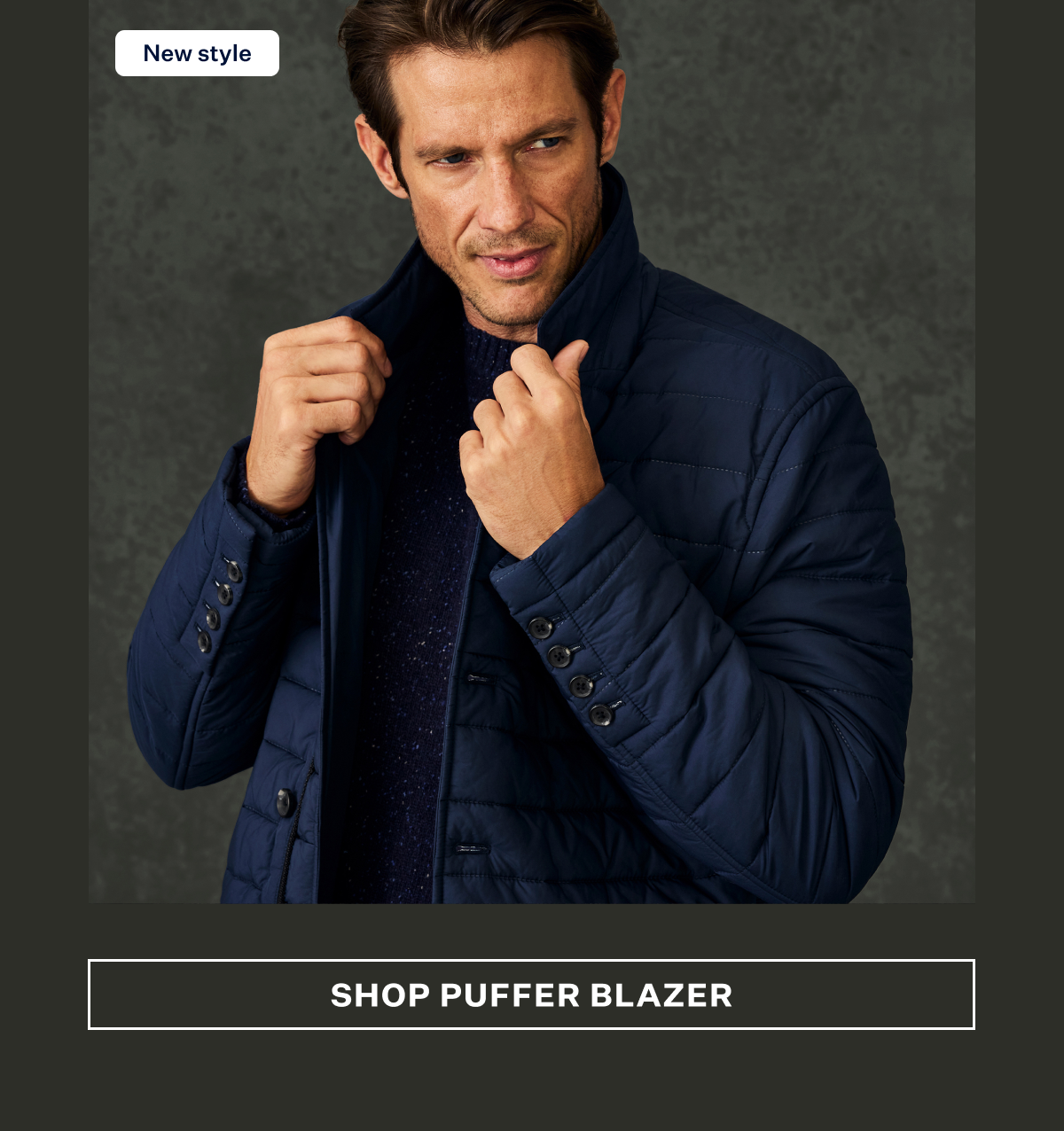 Warmknit Puffer Blazer